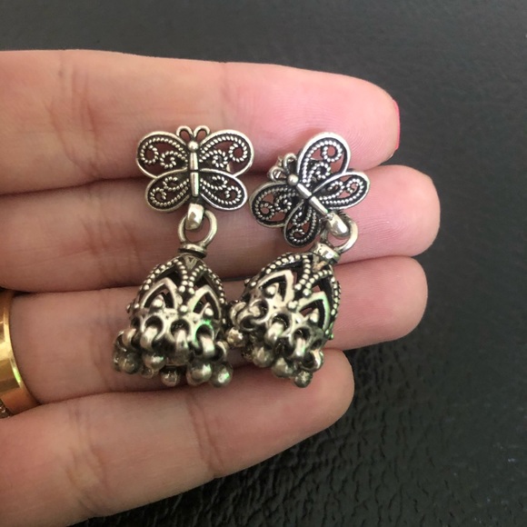 100% SILVER EARRINGS: MADE IN EGYPT - Picture 2 of 5